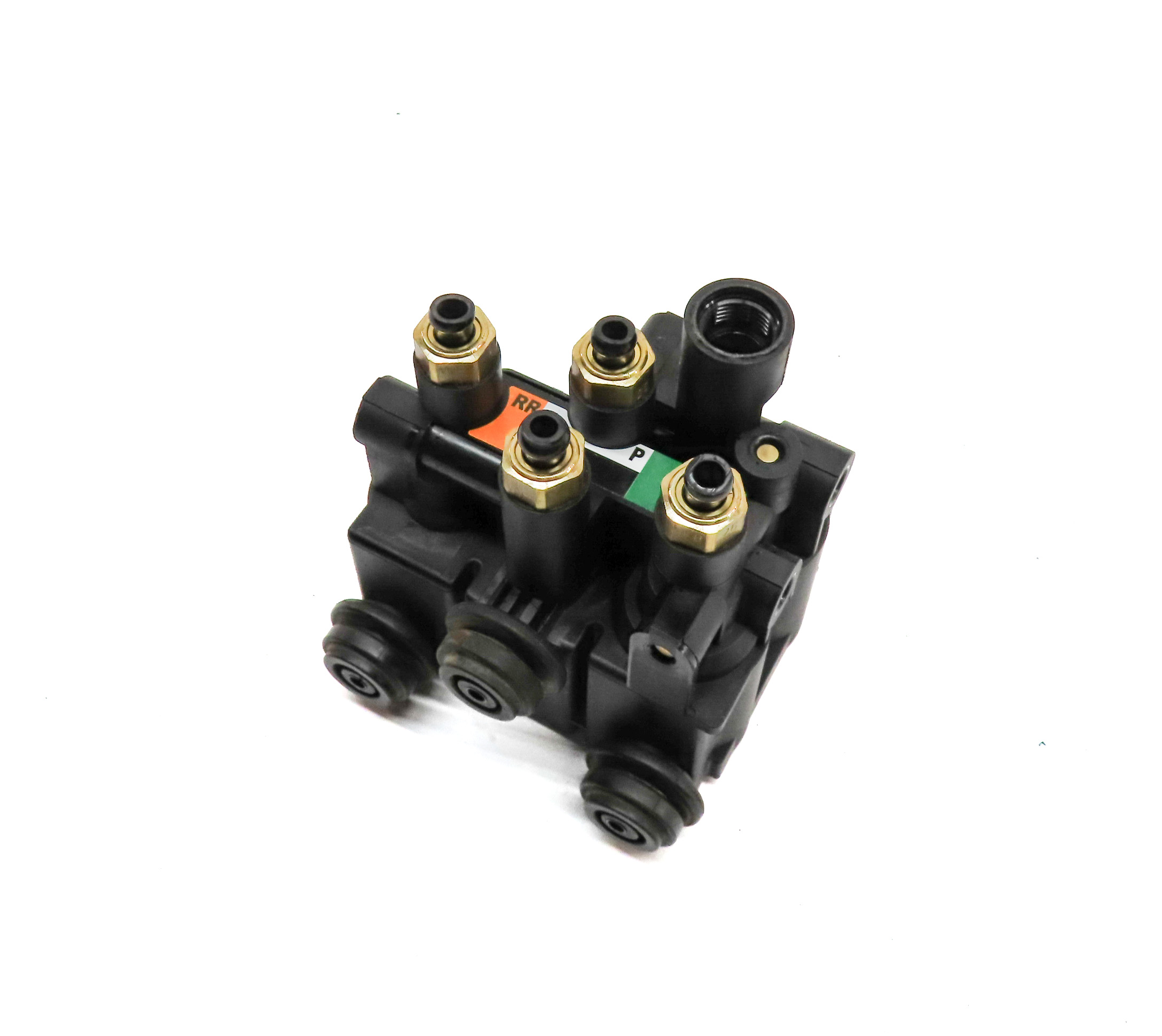 2016 RANGE ROVER SPORT (L494) AIR SUSPENSION TRANSFER RELIEF VALVE BLOCK — exact item pictured